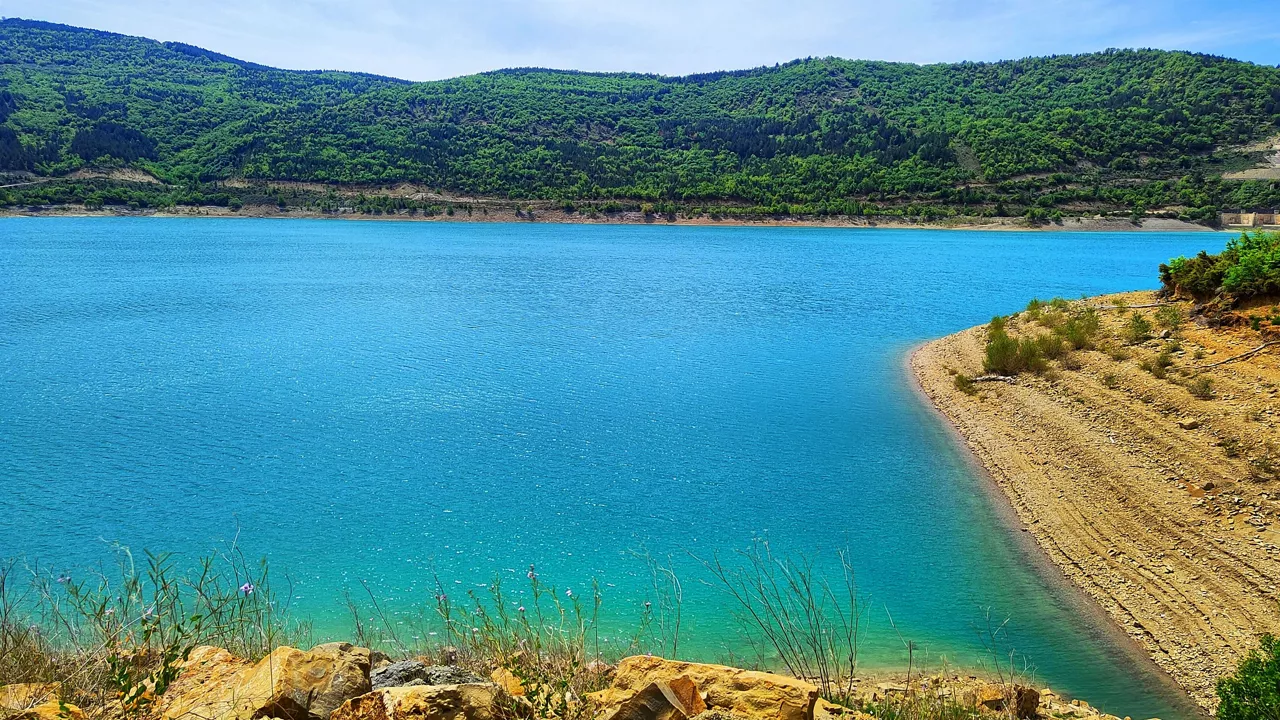 Embalse de Yesa, el sábado 29. Foto; Marivi Glez. de Audicana Velar