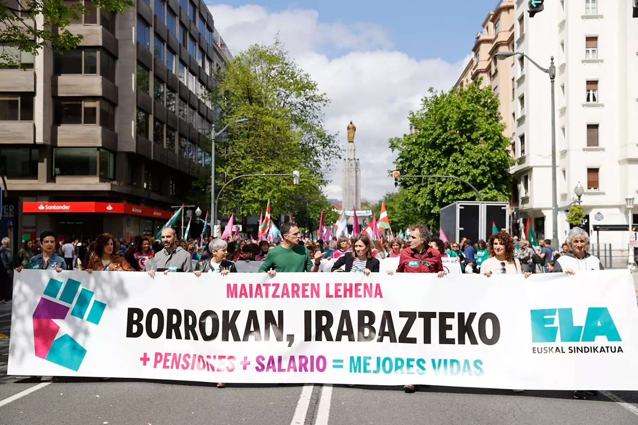 maiatzak 1 mayo bilbo bilbao ela efe