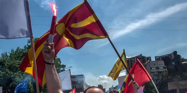 Skopje (Macedonia del Norte). Foto: EFE