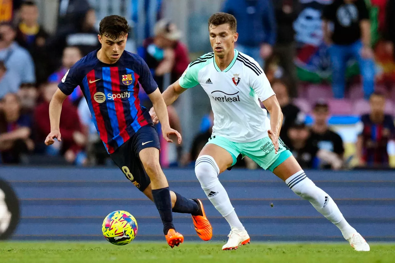 Barcelona Osasuna Pedri Torró