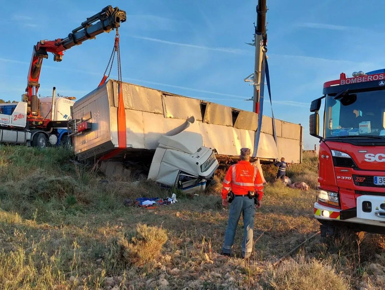 accidente camión santacara istripua 
