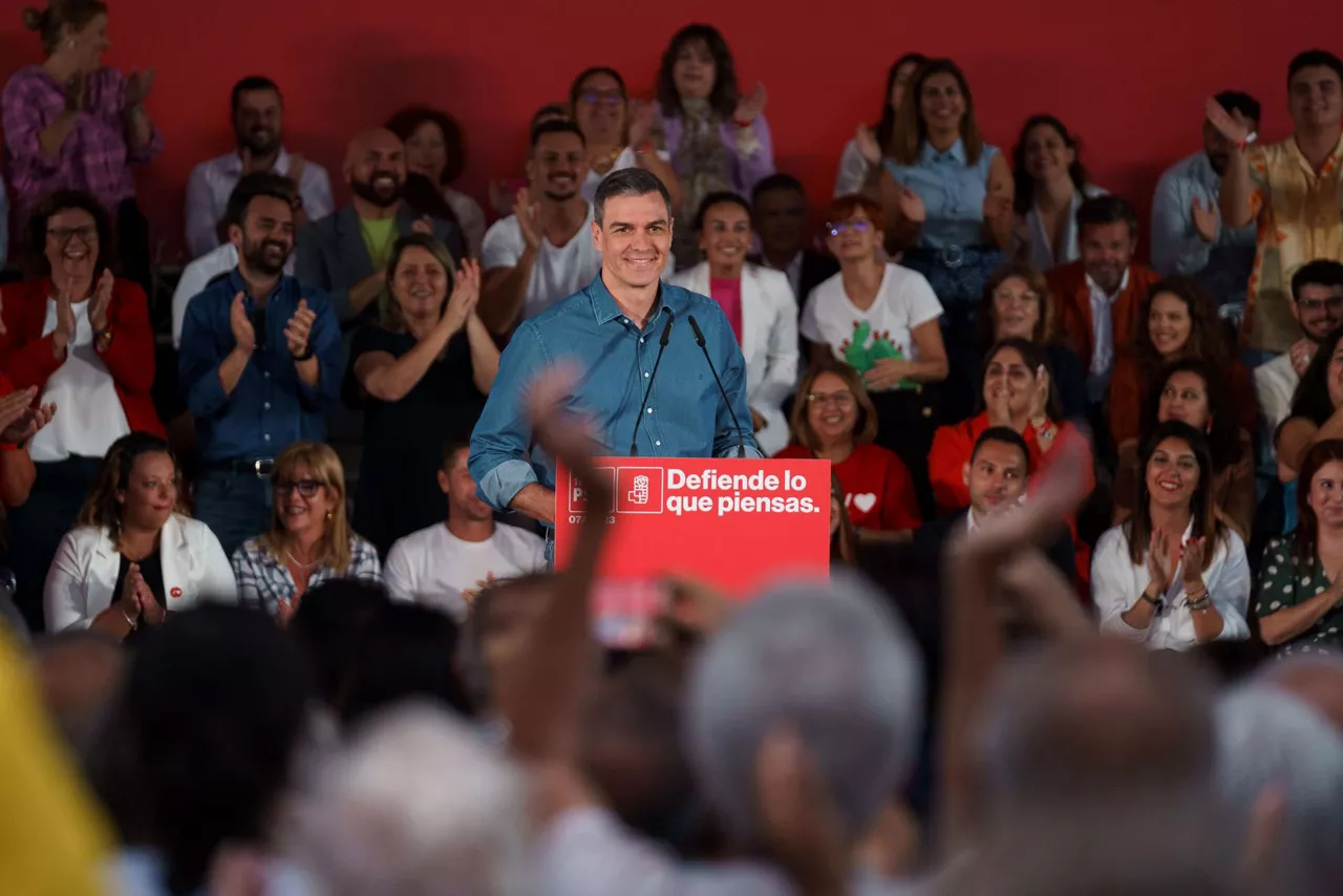 Pedro Sanchez, gaur. Argazkia: EFE.