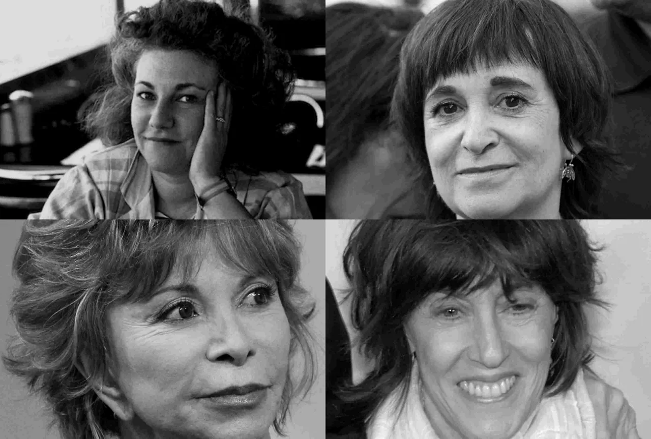 Lauri Colwin, Rosa Montero, Isabel Allende eta Nora Ephron