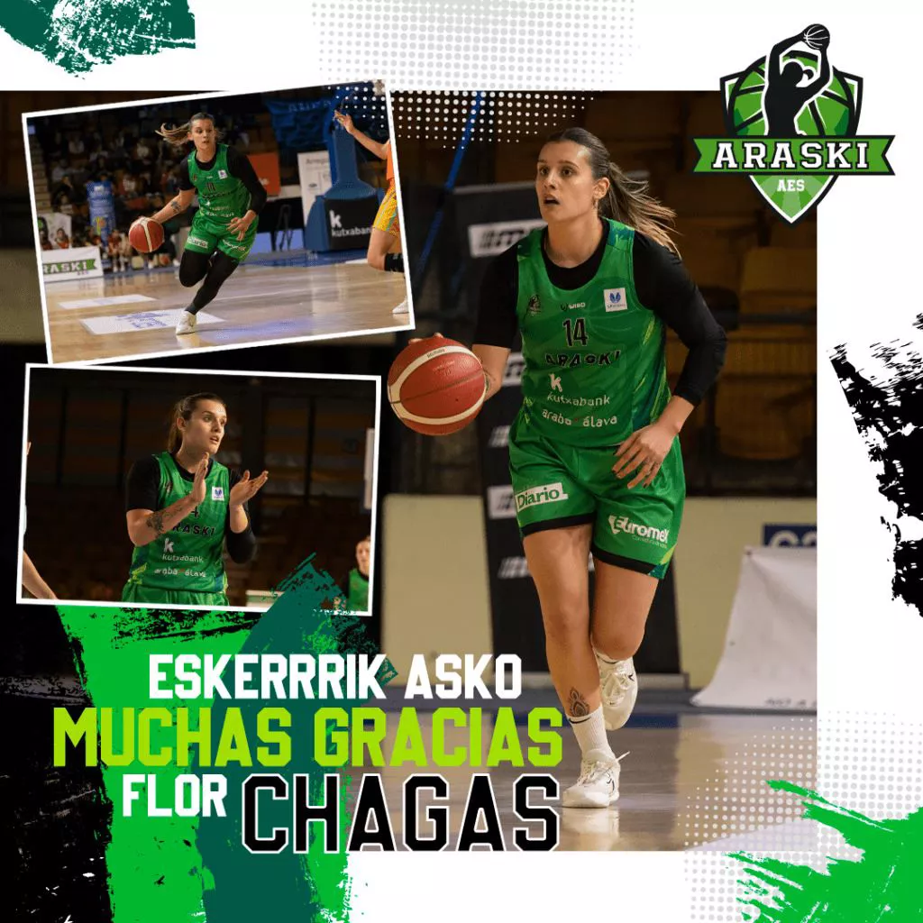 FLOR CHAGAS DESPEDIDA ARASKI