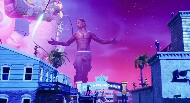 Travis Scottek Fortniten emandako kontzertua