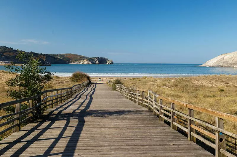 Playa de Gorliz (Bizkaia). Foto de archivo: Txabi Erkiaga