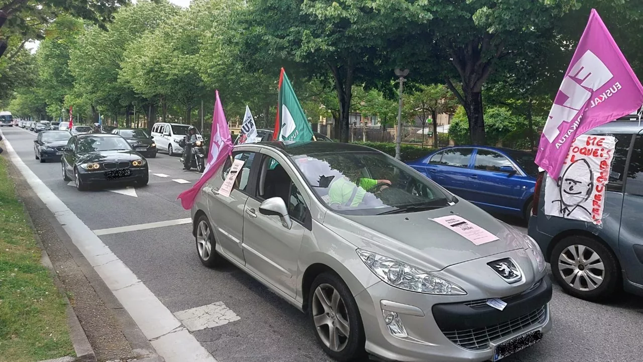 Avanza enpresako langileen manifestazioa, Donostian. Argazkia: Euskadi Irratia