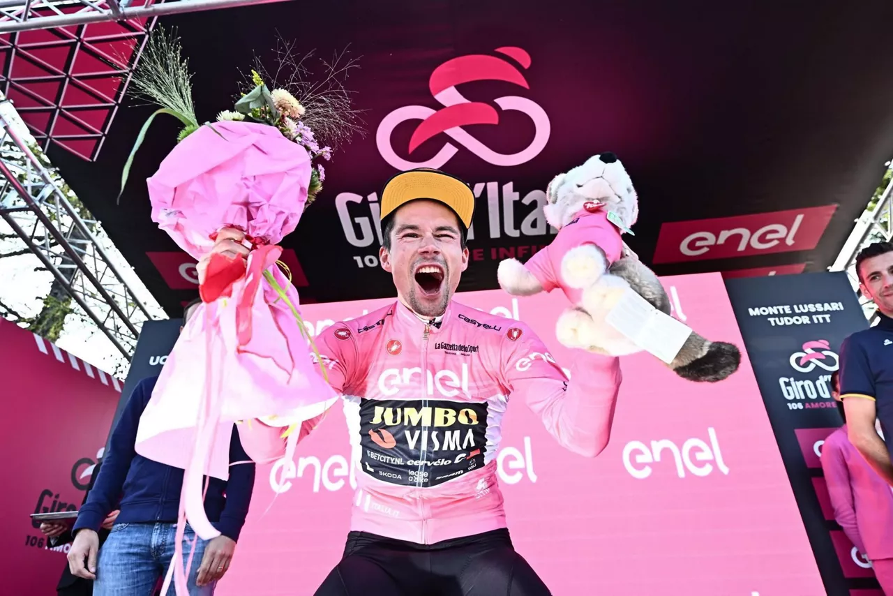 Primoz Roglic, Italiako Giroko liderra