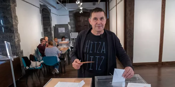Arnaldo Otegi, coordinador general de EH Bildu. Foto: EFE