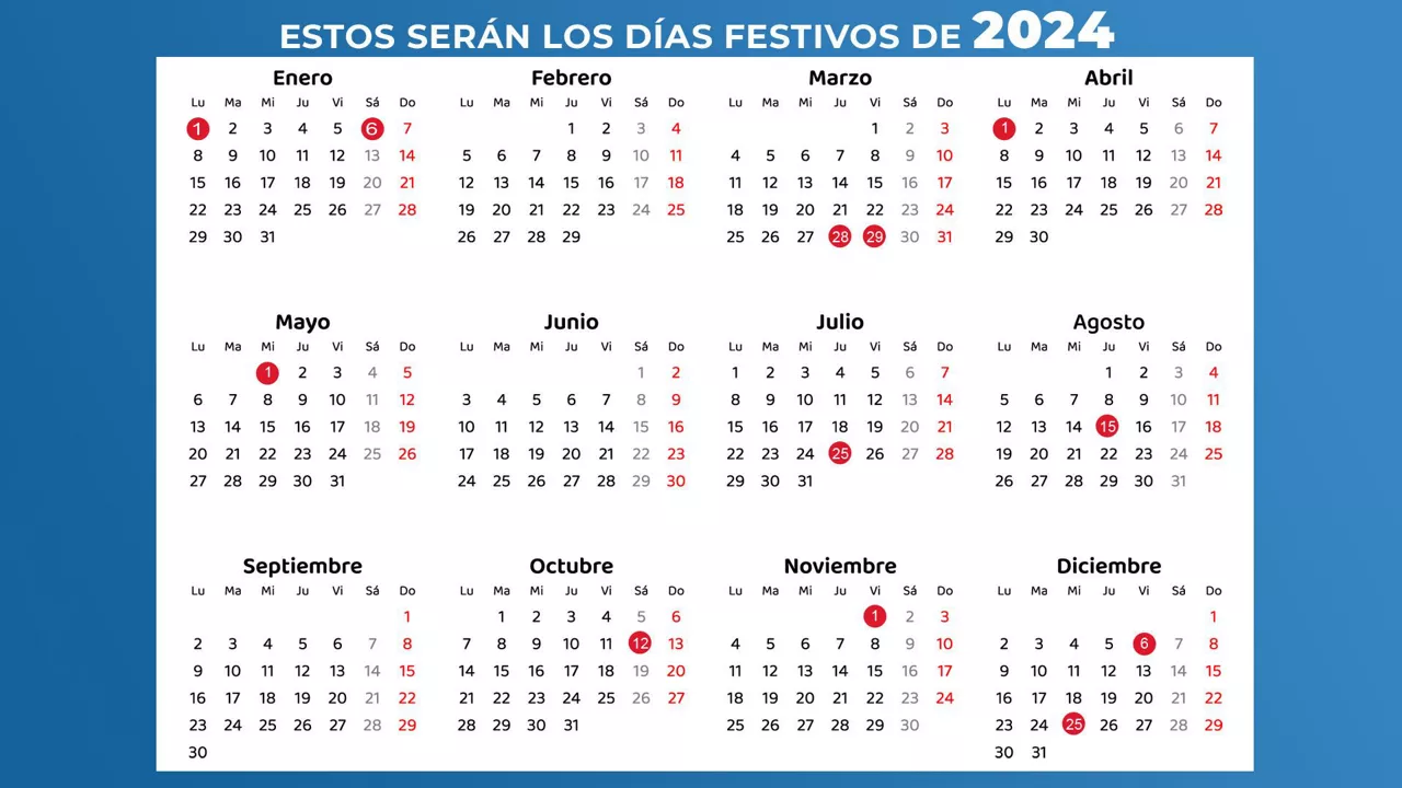 Calendario laboral de 2024. EITB Media