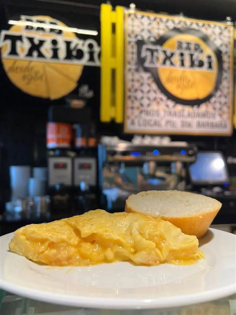 La tortilla de siempre del Bar Txiki. Foto: EITB Media