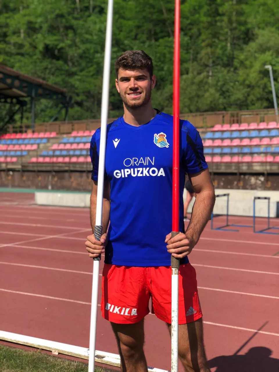 Odei Jainaga, atleta y modelo. Foto: EITB Media