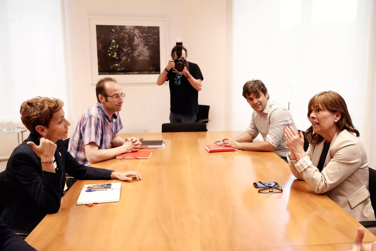 Reunión entre PSN y Geroa Bai, en junio de este año