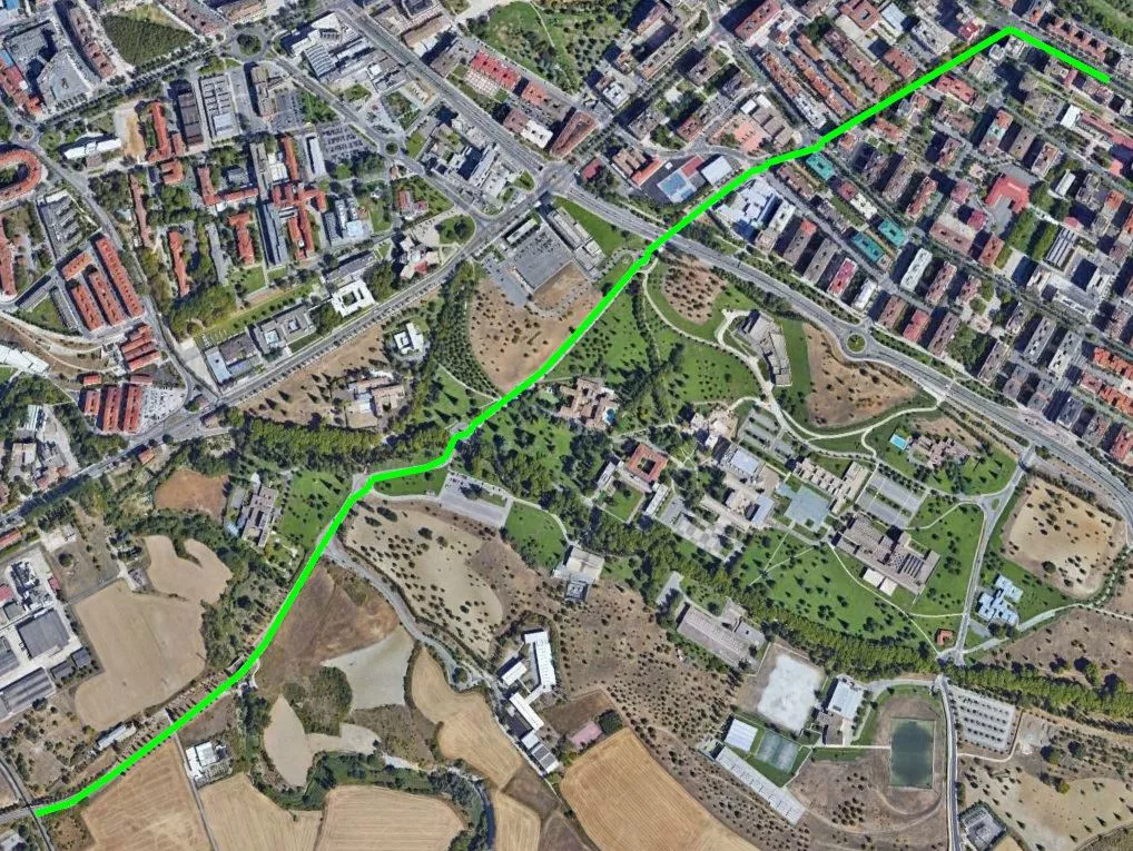 La llegada se realizará desde Cizur Mayor.