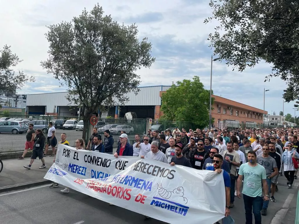 michelin protesta gasteiz 