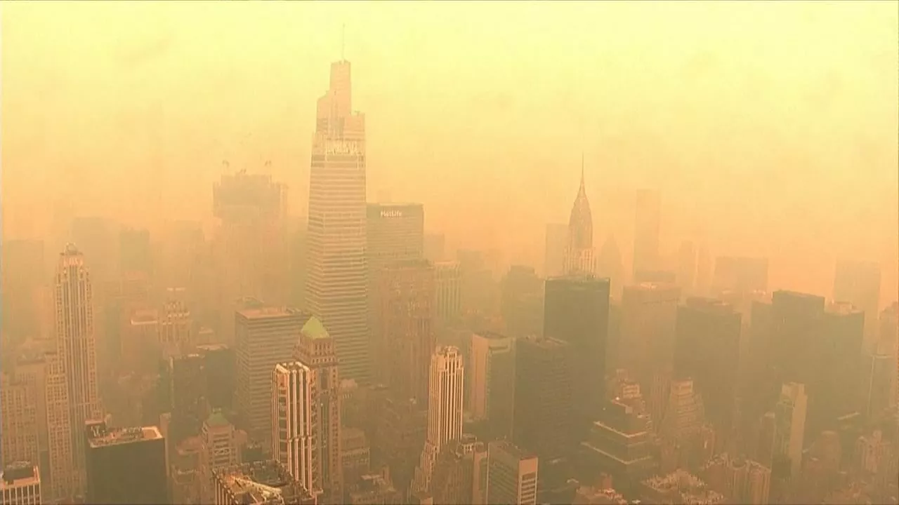 nueva york humo incendios canada