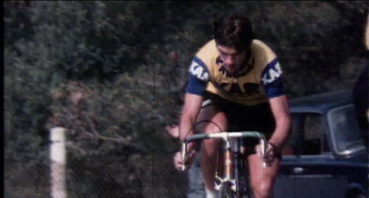 Txomin Perurena, KAS taldean korritzen zuen garaian.