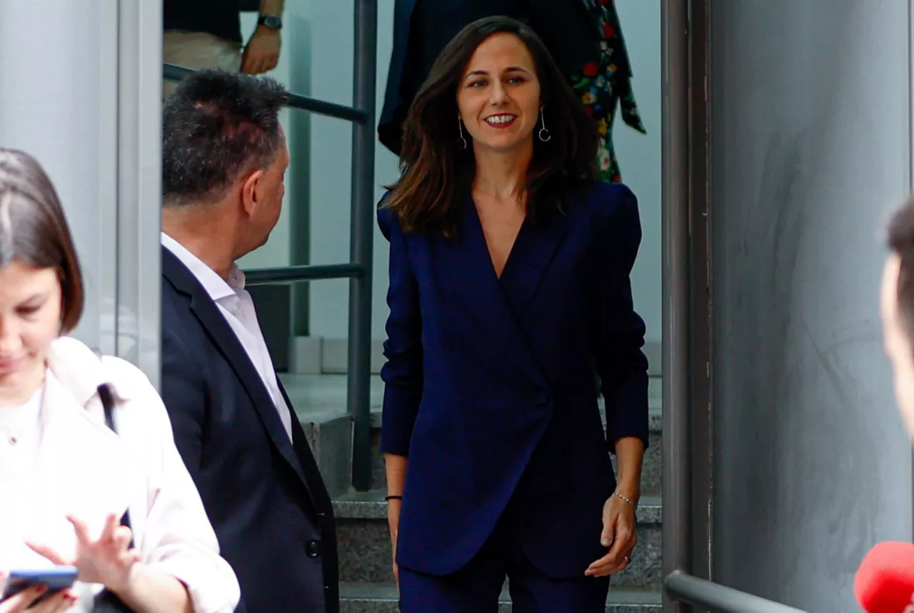 La secretaria general de Podemos, Ione Belarra.