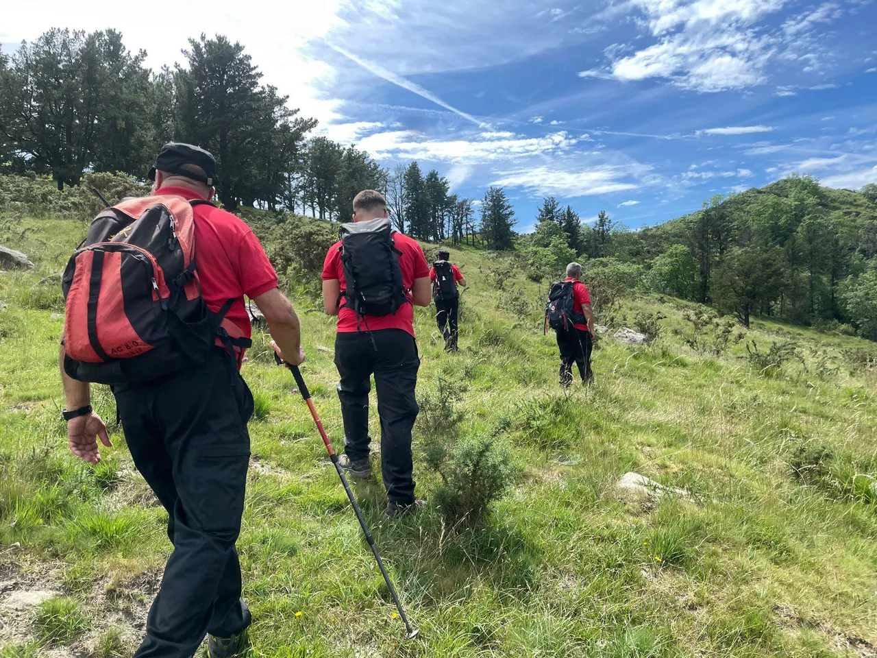 Bilaketa lanetan. @CruzRojaGip