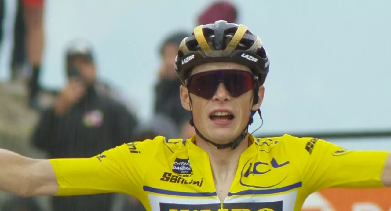 Jonas Vingegaard, nagusi Coix de Fer mendatean. Argazkia: EITB Media.