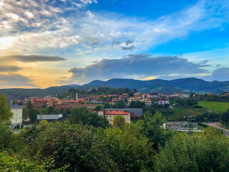Vista del barrio de Gallarta.