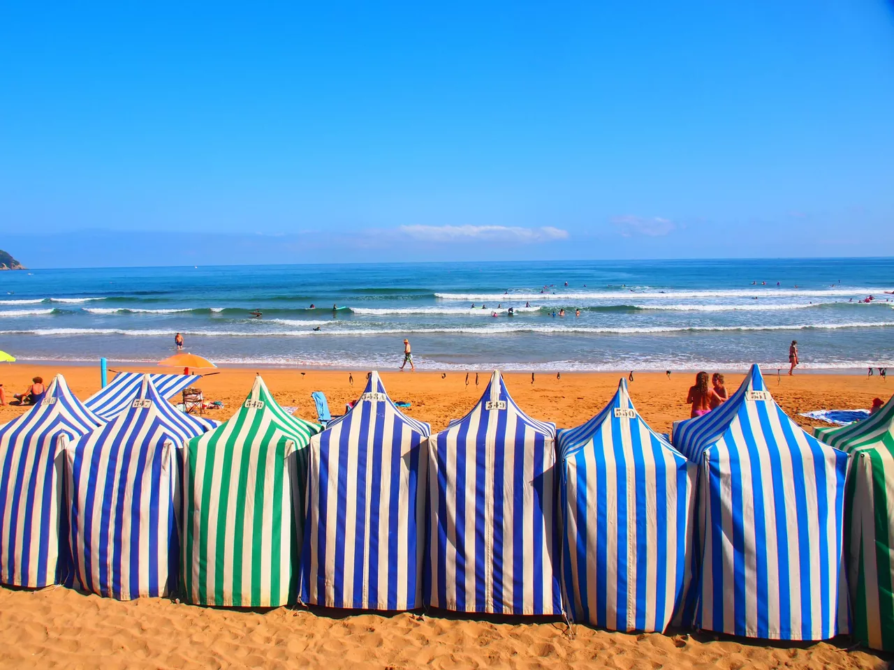 Zarauzko hondartza (Gipuzkoa). Artxiboko irudia: Maria Jesus Echevarria