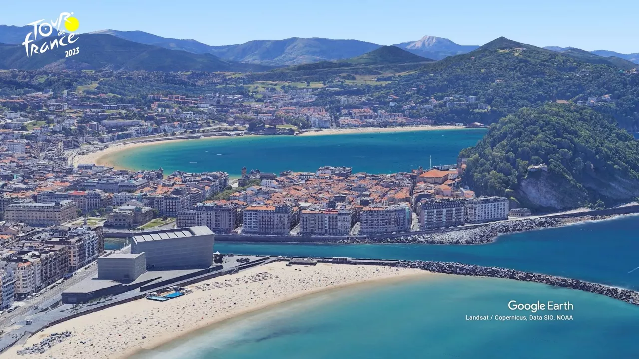donosti tourra Google Earth