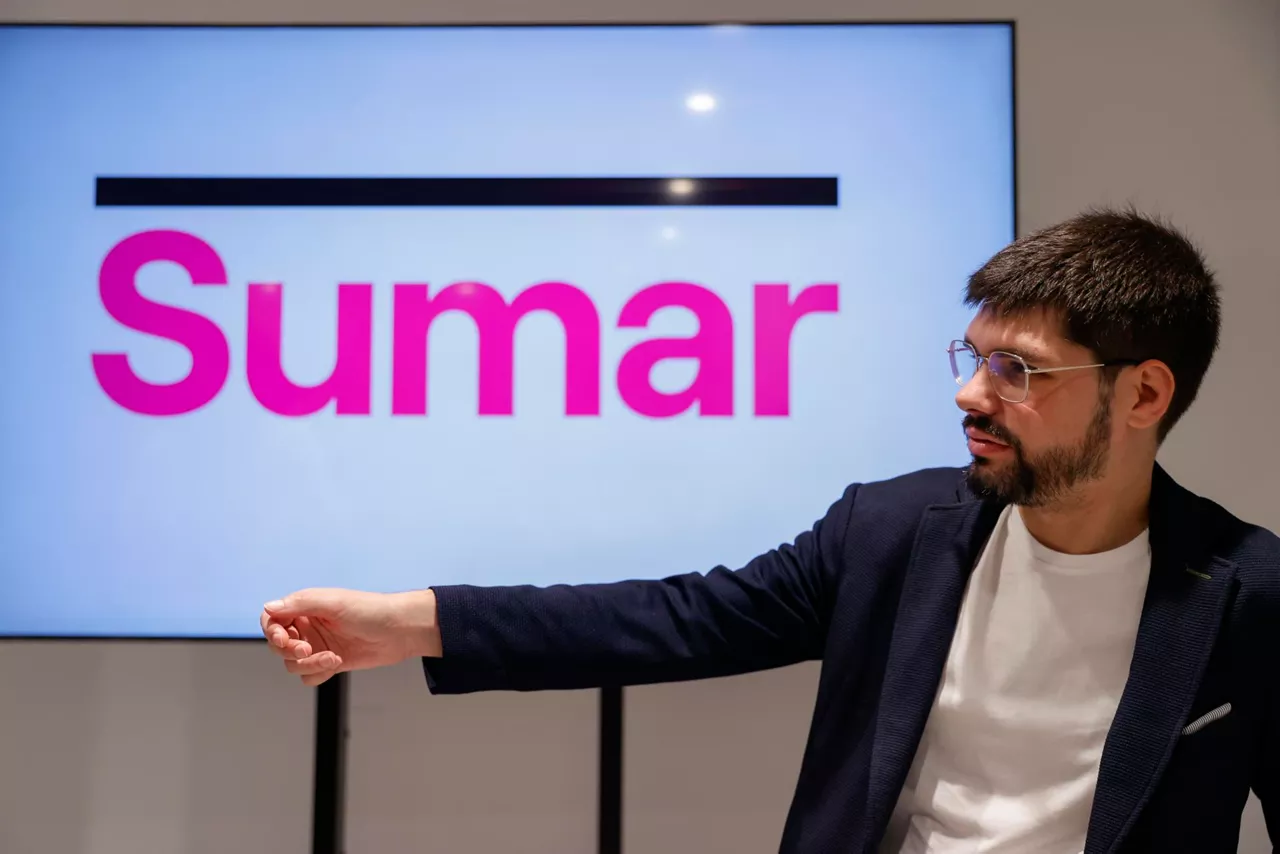Lander Martinez diputatua izango da Sumar Mugimenduaren burua. Argazkia: EFE