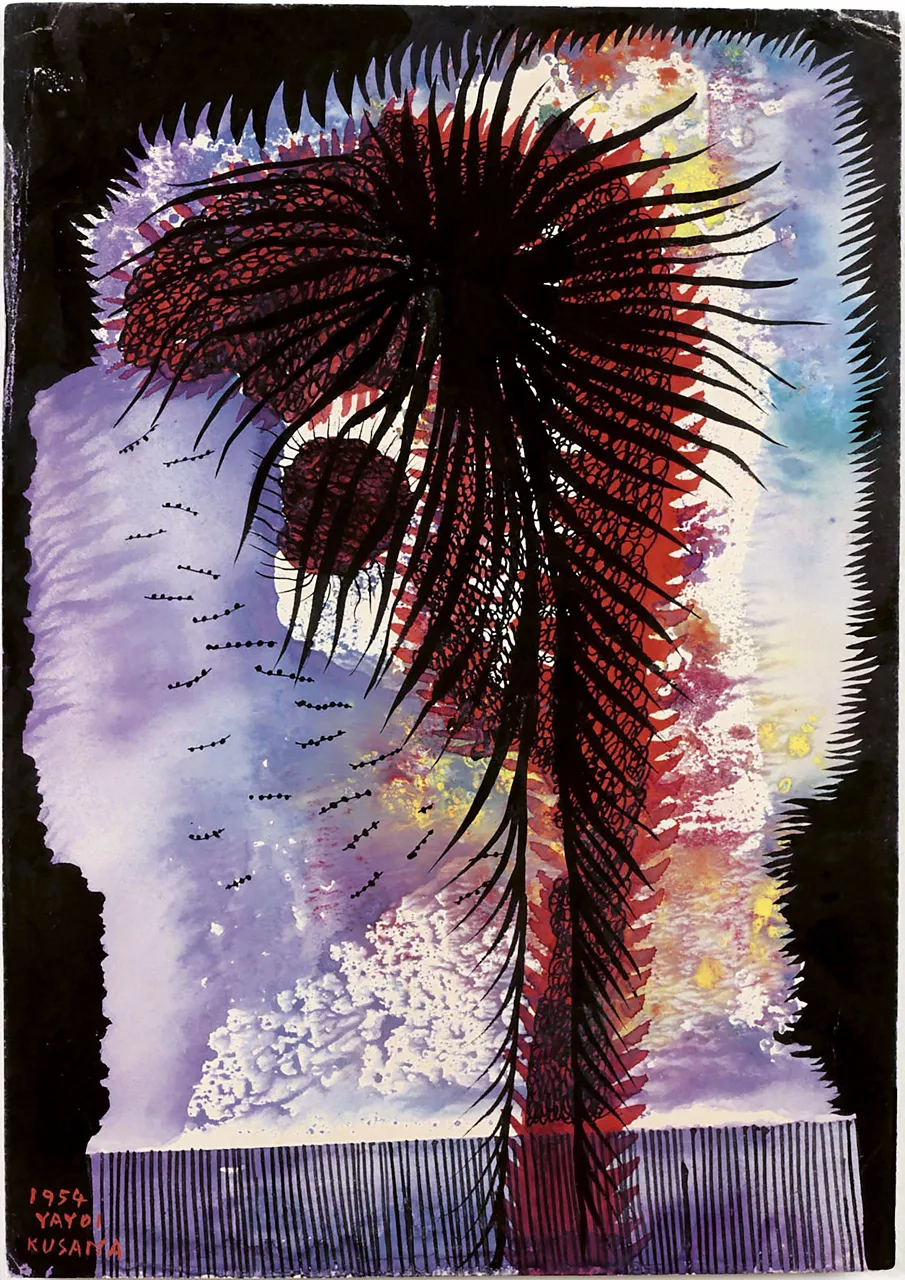 Yayoi Kusama  Bomba atómica (Atomic Bomb), 1954  © YAYOI KUSAMA