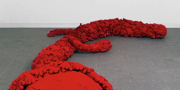  Yayoi Kusama Flor roja (Red Flower), 1980 © YAYOI KUSAMA