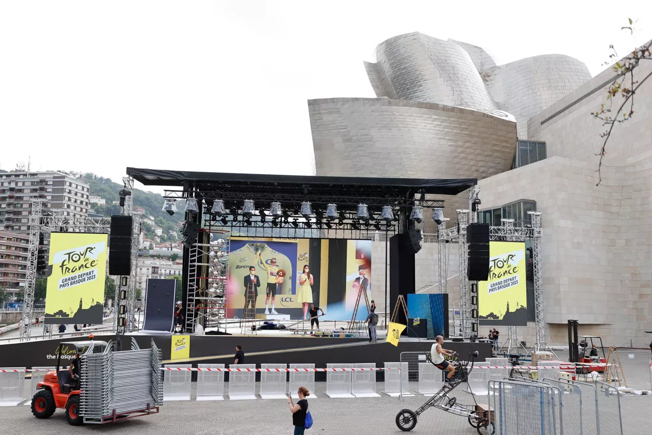 Bilbao, atzo. Argazkia: EFE