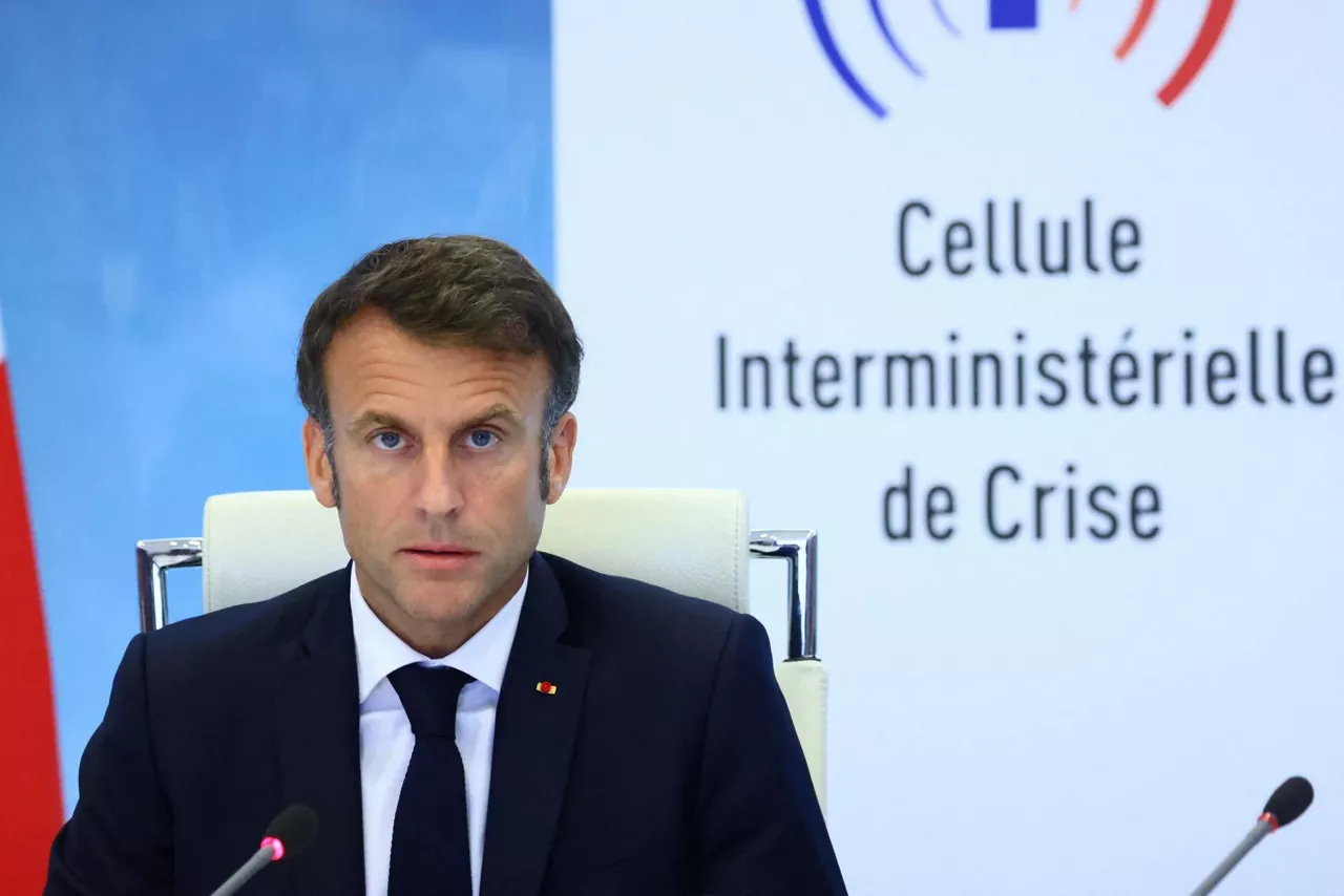 Emmanuel Macron Frantziako presidentea, ostiral honetan. Argazkia: EFE
