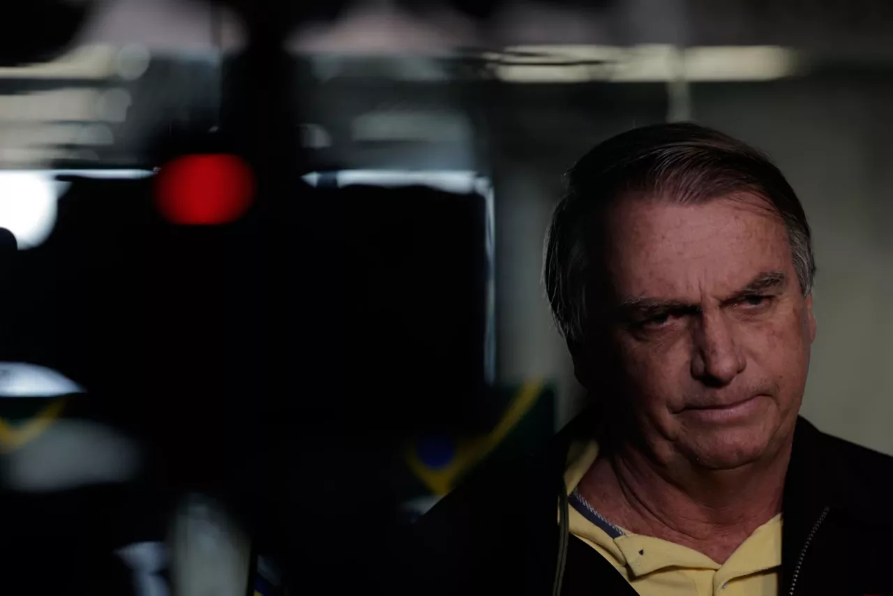 El expresidente de Brasil, Jair Bolsonaro, durante el juicio. Foto: EFE
