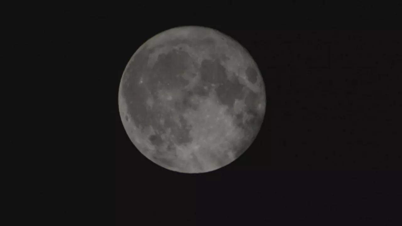 Luna llena. Imagen de archivo.
