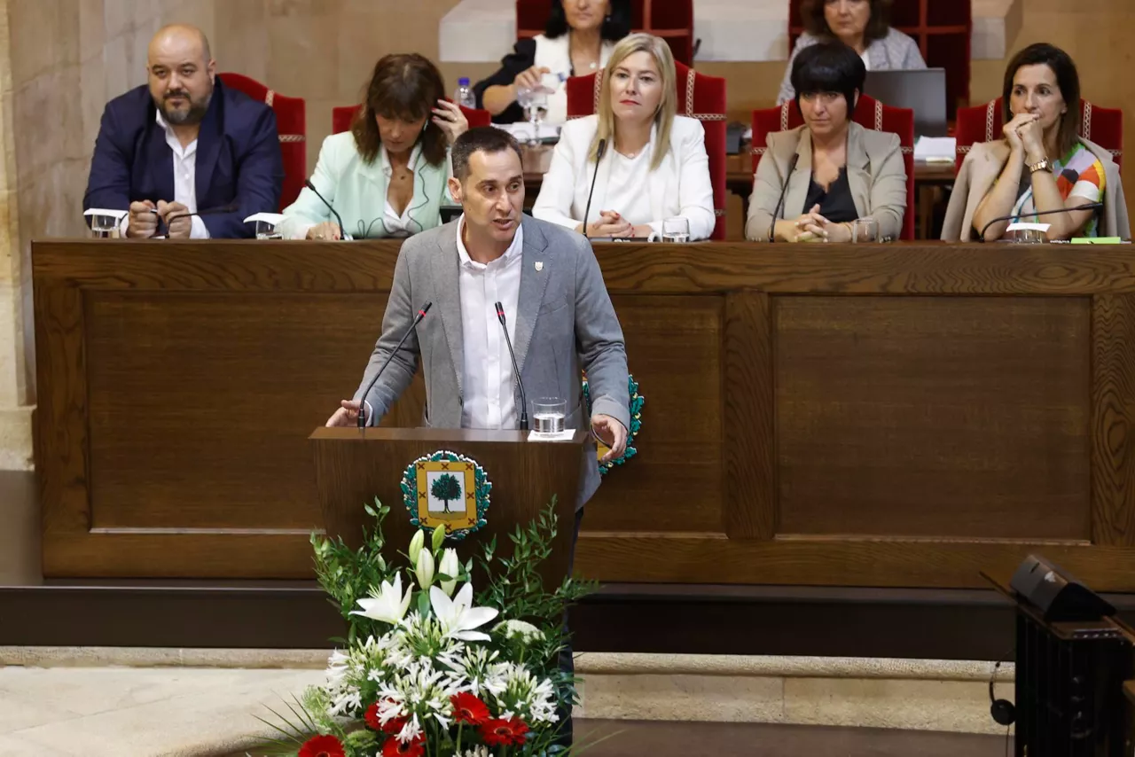 Iker Casanova, candidato de EH Bildu a diputado general de Bizkaia.