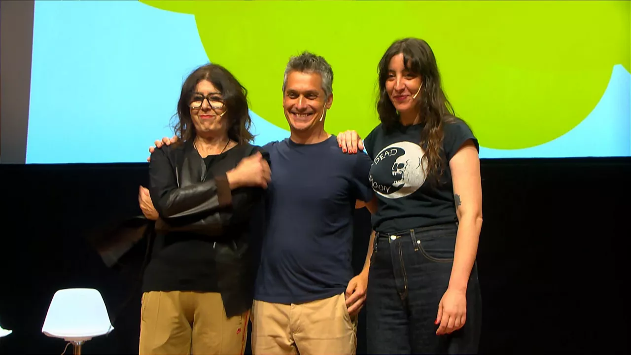 Susana Talayero, Javier Nevado (Anti) y Nadia Barkate