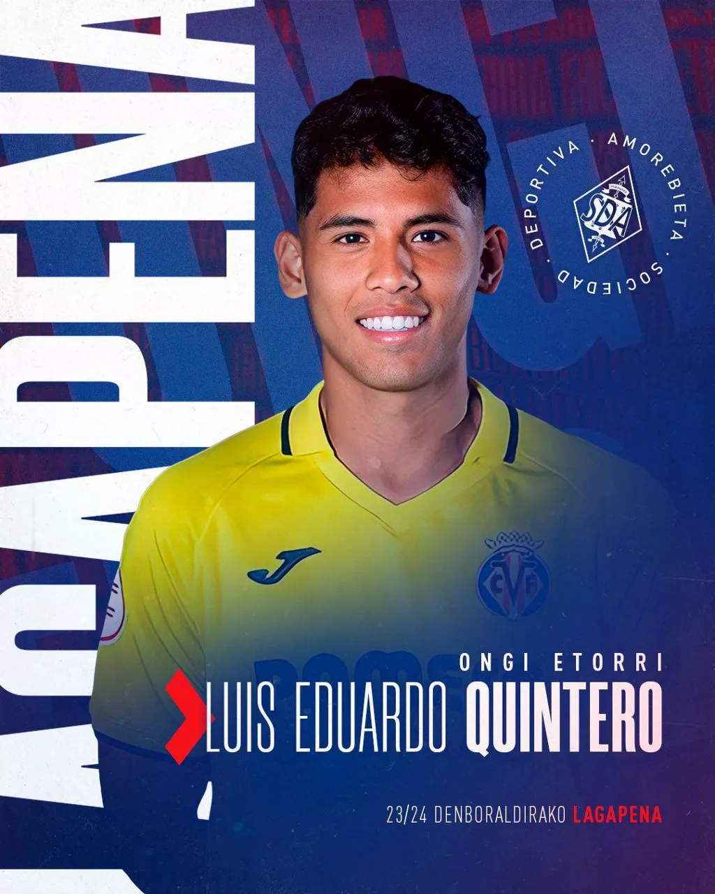 Luis Eduardo Quinter. Argazkia: @SDAmorebieta