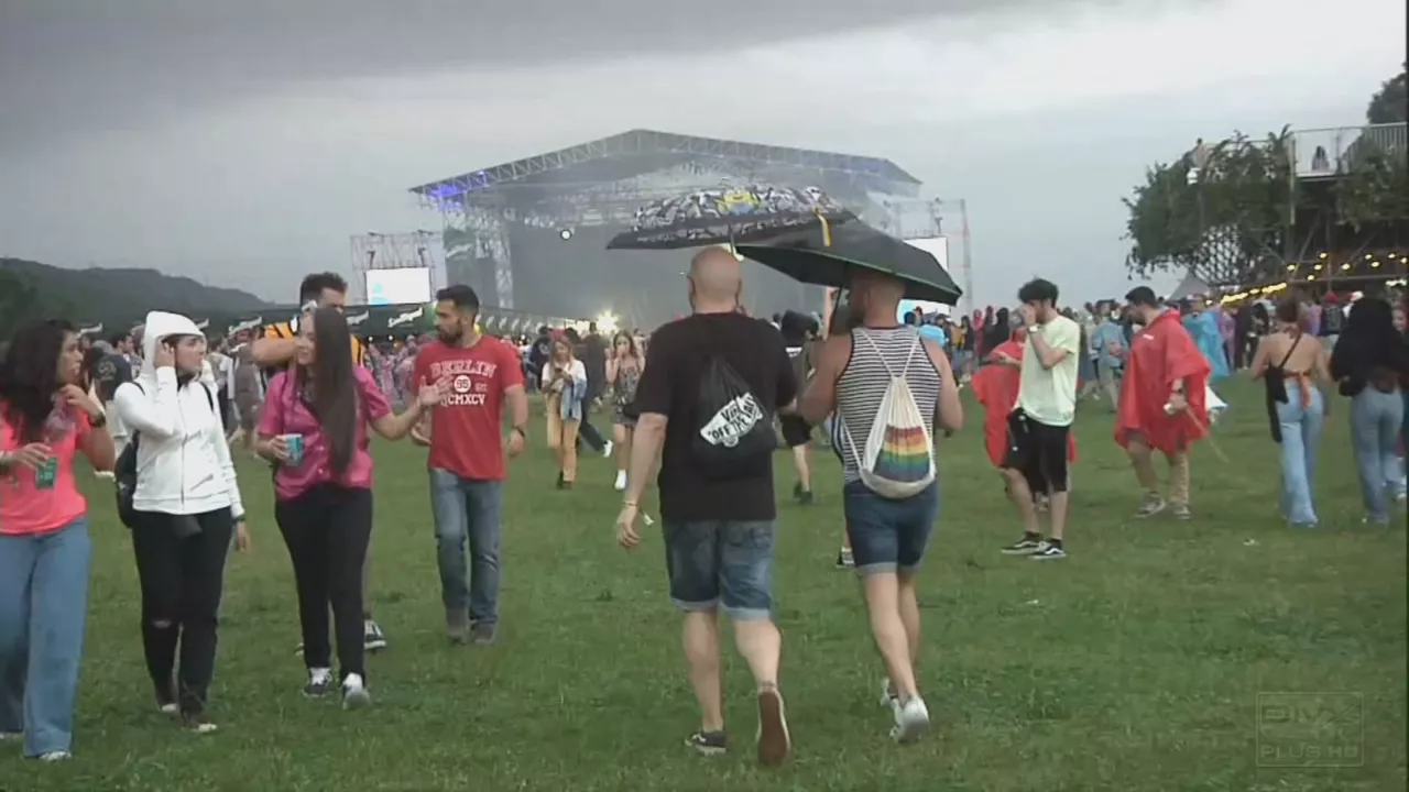 Ambiente de público el jueves en la primera jornada del festival BBK Live.