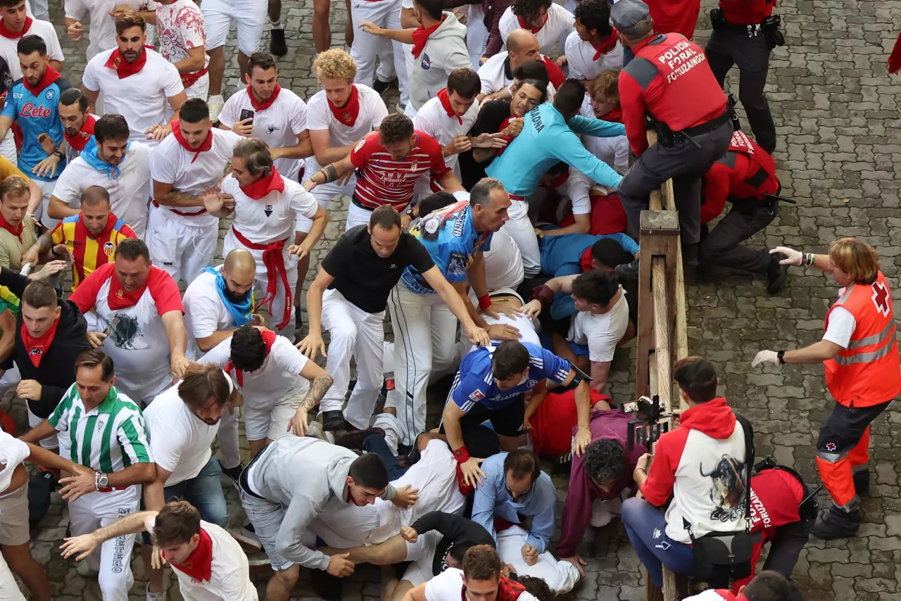 Segundo encierro de los sanfermines 2023