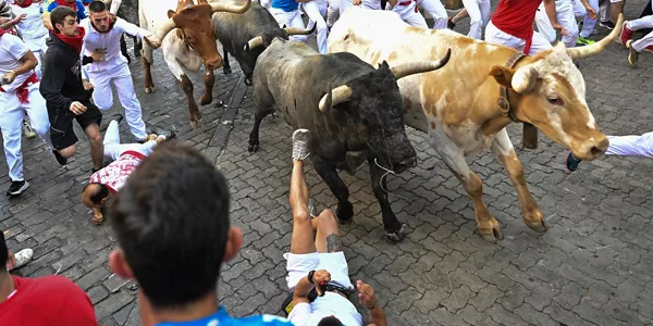 2023ko uztailaren 8ko entzierroa. EFE. 