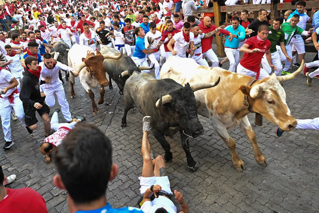 Segundo encierro de los sanfermines 2023