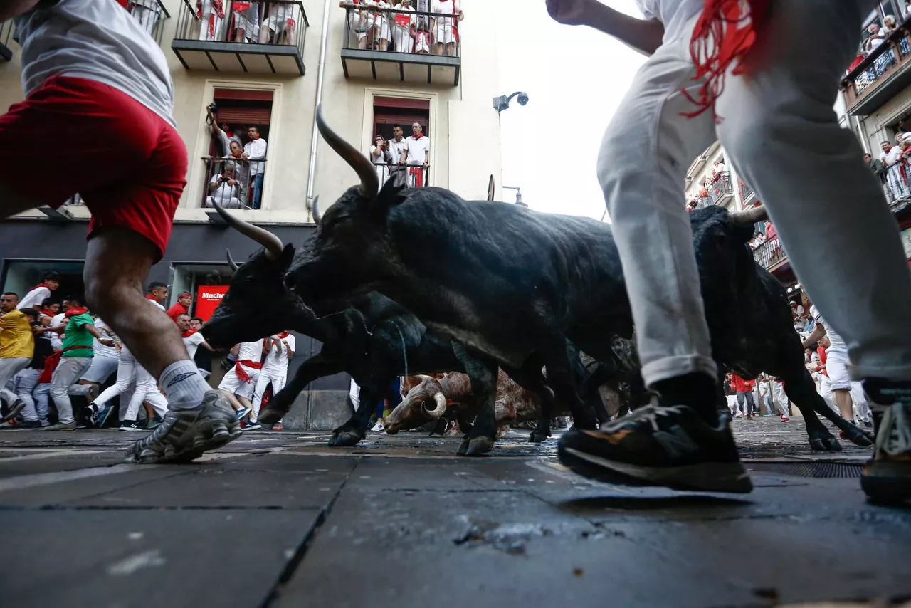 Segundo encierro de los sanfermines 2023