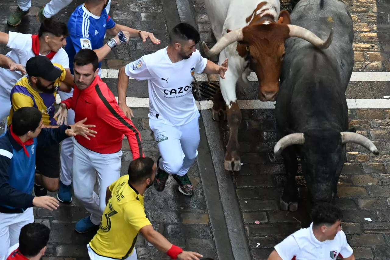 Segundo encierro de los sanfermines 2023