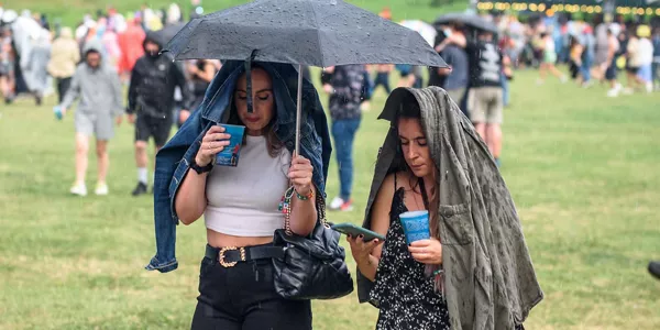 Ambiente de público el jueves en la primera jornada del festival BBK Live.