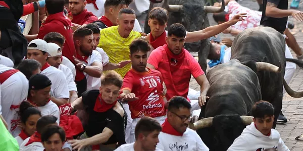 2023ko uztailaren 8ko entzierroa. EFE. 