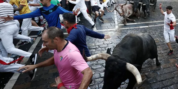 2023ko uztailaren 8ko entzierroa. EFE. 