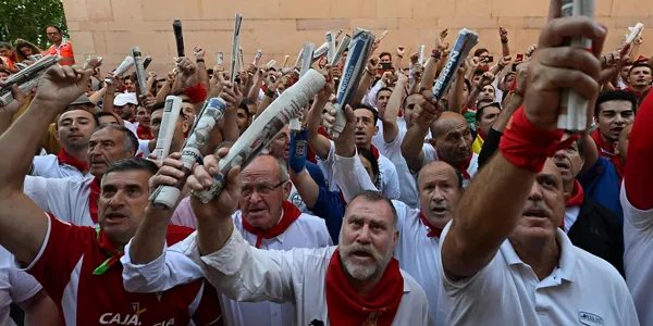 2023ko uztailaren 9ko entzierroa. EFE. 