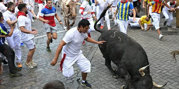 2023ko uztailaren 9ko entzierroa. EFE. 