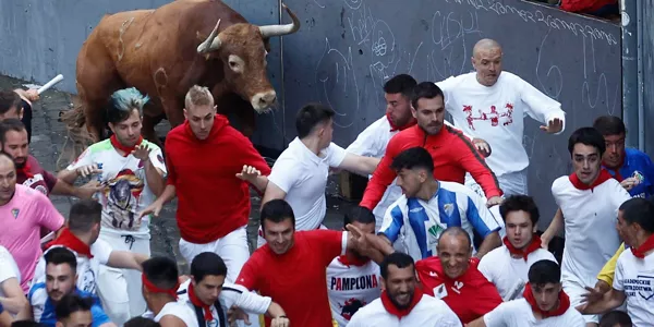 2023ko uztailaren 9ko entzierroa. EFE. 