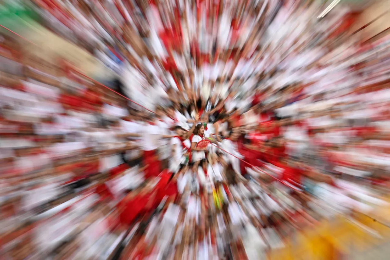 Encierro del 10 de julio. Foto: EFE